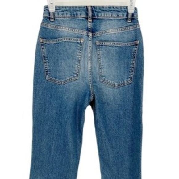 ASOS Mid Rise Comfort Stretch Straight Leg in Mid wash Size W24/L34 - Picture 6 of 10